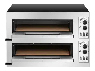 Pizzaovn – dobbelt – 2 x pizzadiameter 45 cm