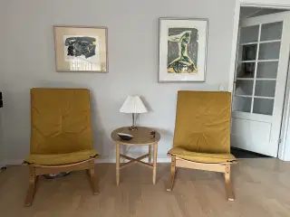 Siesta stole med gylden  alantara