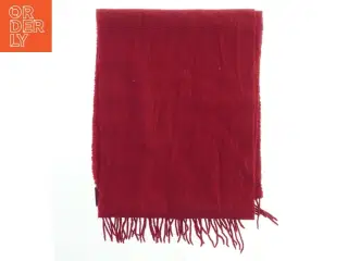 Rød uldtørklæde (str. 150x30 cm)