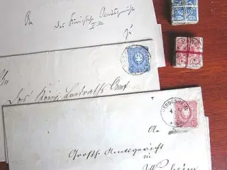 Tyskland adressekort 1889-1900 Reichpost købes, 