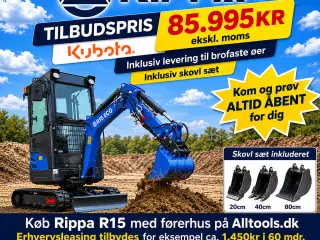Rippa R15 erhverv leasing tilbydes