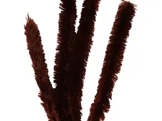 Chenille, L: 40 cm, tykkelse 30 mm, brun, 4stk./ 1 pk.