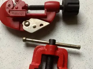 Flangesæt og rørskæresæt til kobberrør - komplet