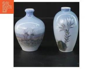 To Bing & Grøndahl vaser fra Royal Copenhagen (str. 11x6&10,5x7 cm)