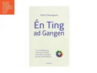 &#201;n Ting ad Gangen af Storm Stensgaard (Bog)