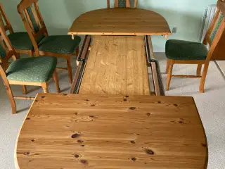 Spisebord + 6 stole
