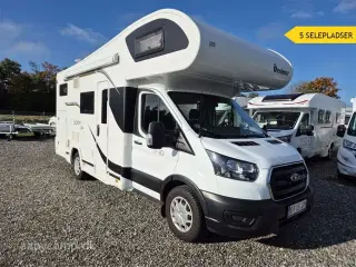 2020 - Benimar Sport 340 UP Solceller. Batteri. Markise. Cykelstativ. 5 Selepladser. Aircondition i Bo-del.