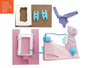 Barbie fitnesscenter sæt fra Mattel