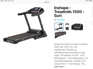 Løbebånd In shape 1500