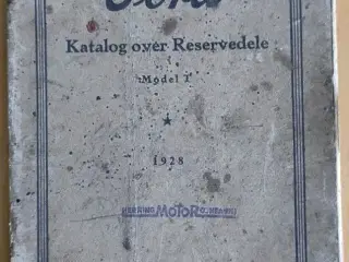 Katalog over Reservedele "Model T"