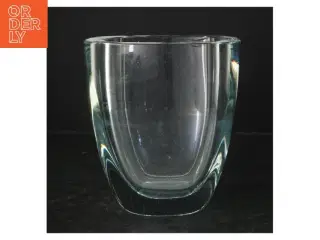 Klassisk blå glasvase (str. 16 cm)
