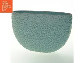 Keramikvase med oval åbning, lystyrkis (str. 25 cm)