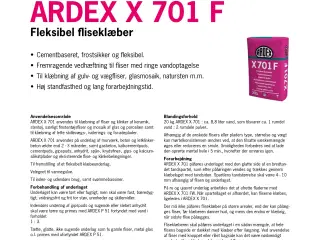 ARDEX X 701 F Fliseklæber