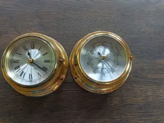 Skibsur + barometer