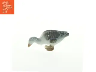 Porcelænsfigur af gås fra B&G (str. 9 cm)