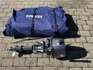 Gummibåd med Yamaha 5HK motor