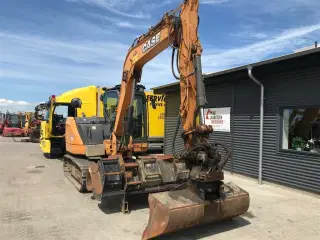 Case CX 80 rotortilt og fuld skovlpakke.