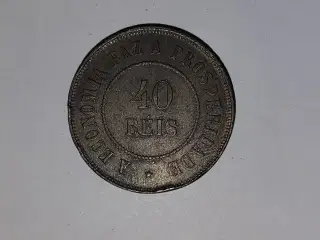 40 Reis 1909 Brazil