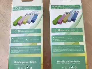 Power bank 2 stk.
