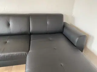 Damhale lædersofa