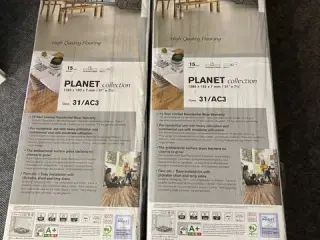 Klikgulv 39m2 med underlag