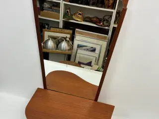 Retro entremøbel m. spejl i teak