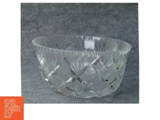 Skål i krystal (str. 16 x 8 cm)