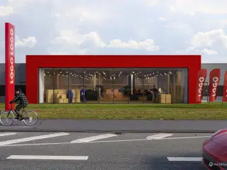 Markant facadeværdi og central beliggenhed – fleksibelt lejemål med mange muligheder