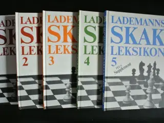 lademanns skakleksikon 1-5 - a-å, af svend novrup,