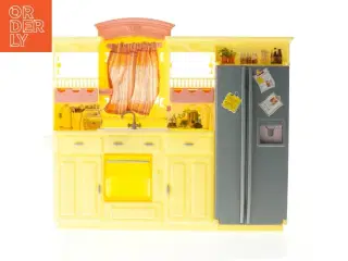 Barbie dukkekøkken (str. 32x29 cm)