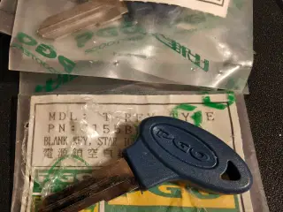 PGO Dr.Big/TR3/T-Rex. Ny Original Blank Nøgle