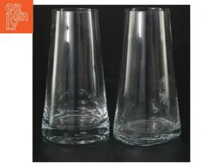Glasvaser, 2 stk (str. 15 cm. 2 styk)