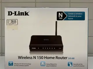 Super lækker og hurtig, uåbnet trådløs router!