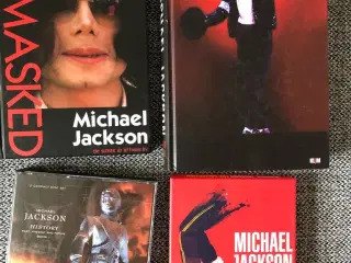 2 bøger m Michael Jackson og 2 CD?er