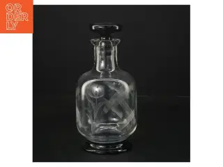 Holmegaard Glaskaraffel med prop (str. 18 cm)