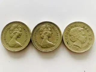 1 Pound Storbritannien 1983 og 2005 (mønter)
