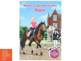 Stickerbog med heste tema