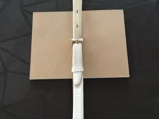 Hvid livrem/bælte - Boots ´n bacs