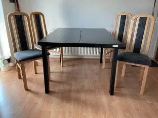 Spisebordsstole i bøgetræ