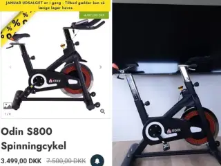 Sælges Odin S800 Spinningcykel
