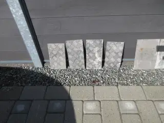 Køre plader i rustfrit stål/aluminium