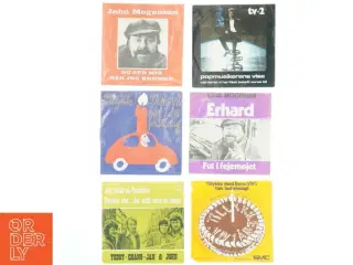 Samling af 7” vinylsingler (str. Ø. 17,5 cm)
