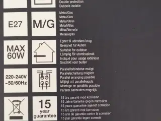 Nordlux Lønstrup udendørs lampe