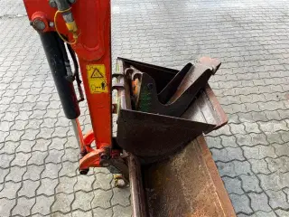 Kubota U17-3 HYBRID Elektrisk og med Diesel motor