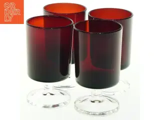 Rødvinsglas (str. H. 9 cm ø. 5,5 cm)