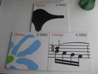 Design  Nr. 2, 3 og 4  1990