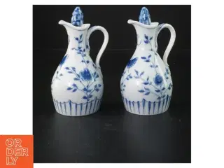 mussemalet 197/391 oli/eddike kander  Porcelænsflasker med låg fra Royal Copenhagen (str. 15 cm)