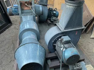 3 stk.Udsugningsventilatorer