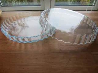 Tærtefade i glas
