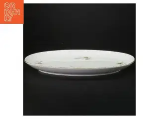 Porcelænsfad med blomsterdekoration fra Bavaria (str. 33 cm)
